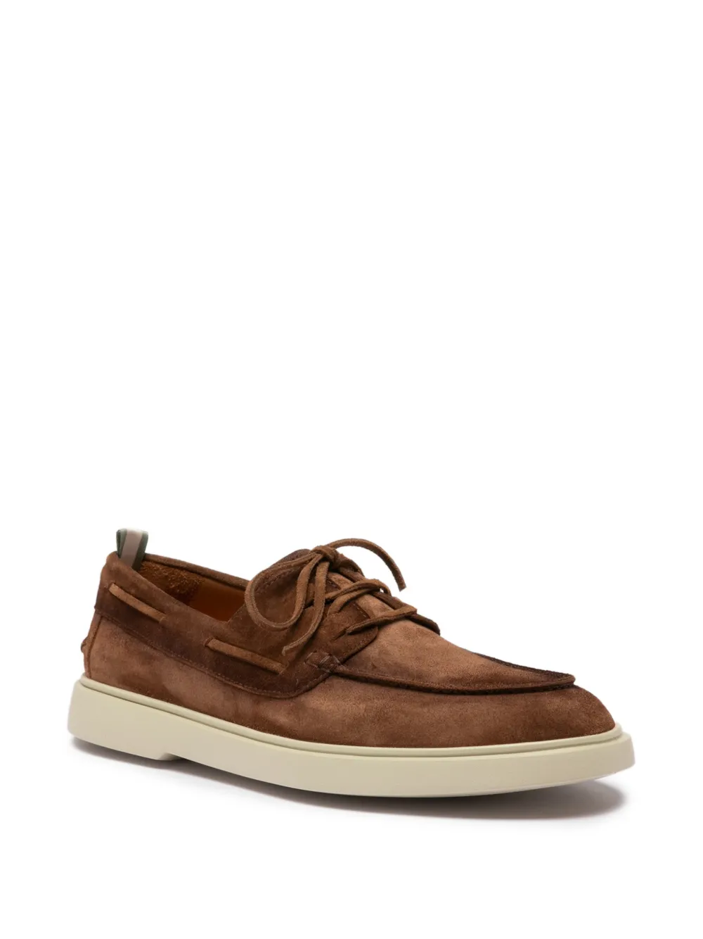 Officine Creative Bones 013 lace-up boat shoes Bruin