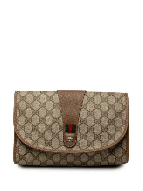 Gucci Pre-Owned 20th Century GG Supreme Web clutch bag