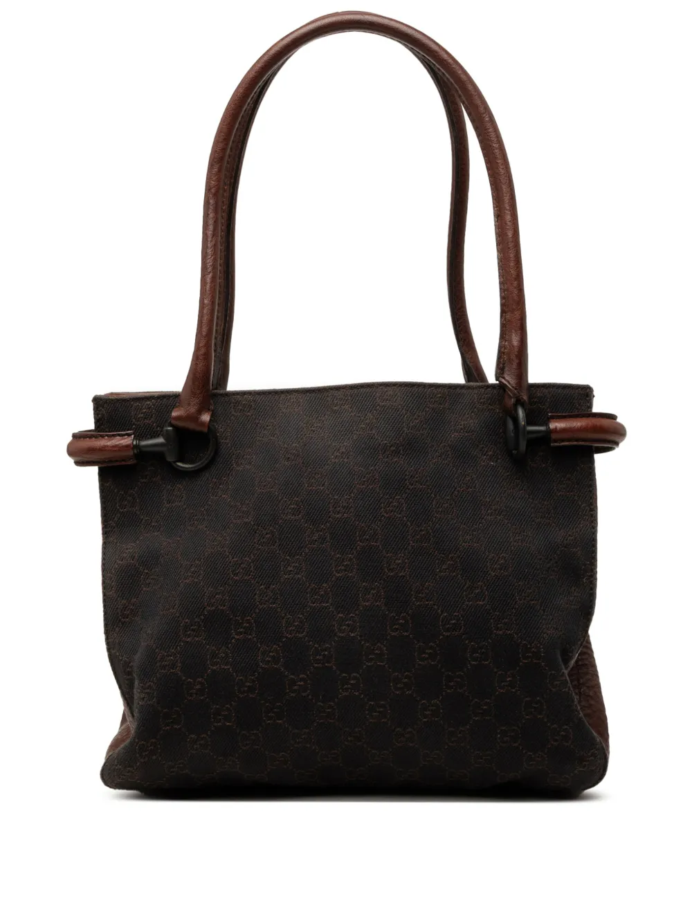 Gucci Pre-Owned 2000-2015 GG Denim shoulder bag - Marrone
