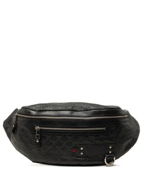 Gucci Pre-Owned 2000-2015 Guccissima Web belt bag