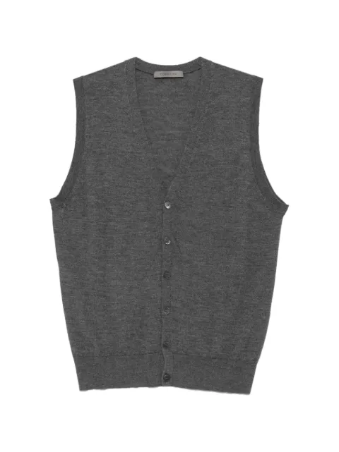 Corneliani button-up V-neck vest