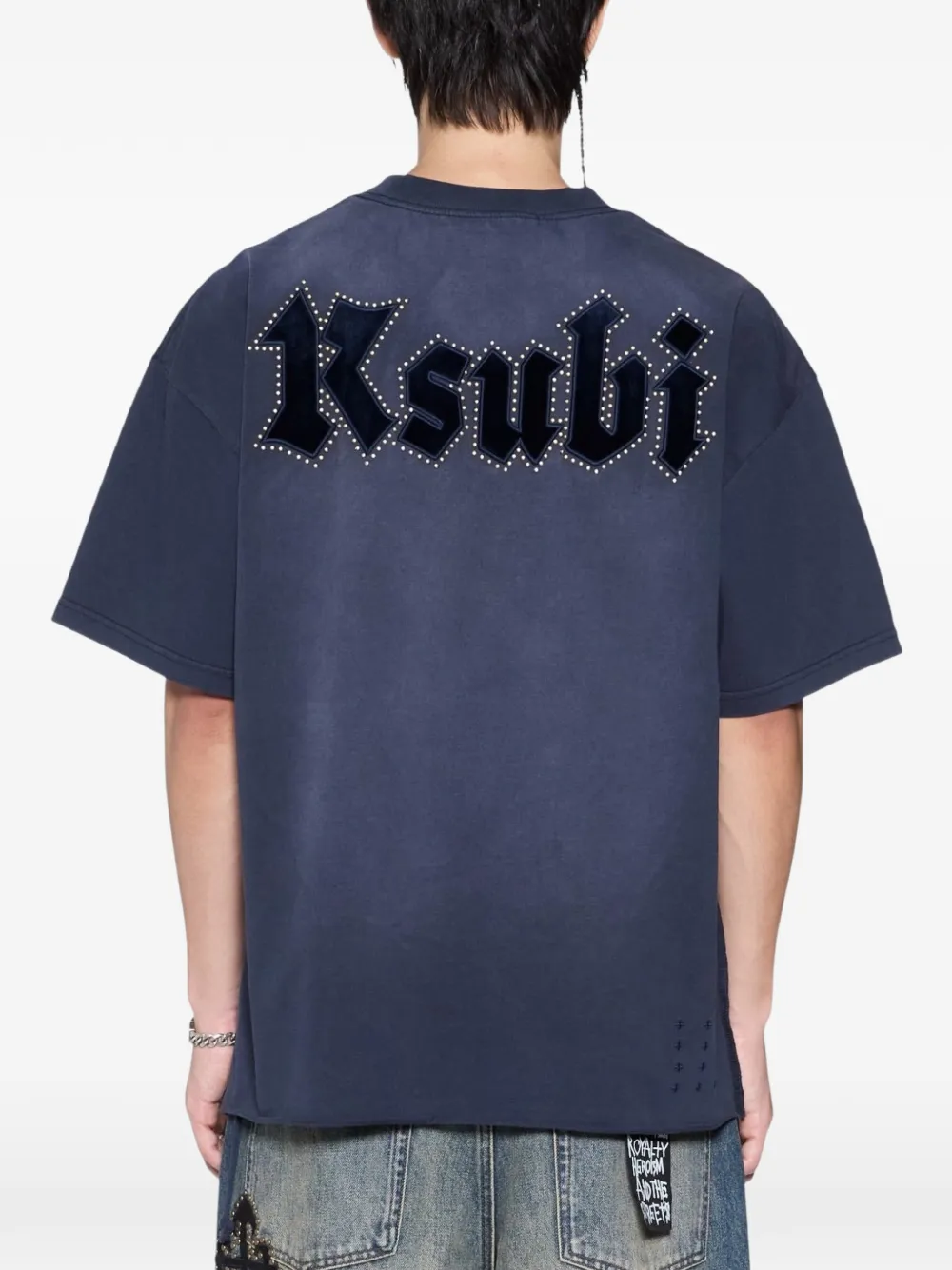 Ksubi Kaliba Ekcess T-shirt Blauw