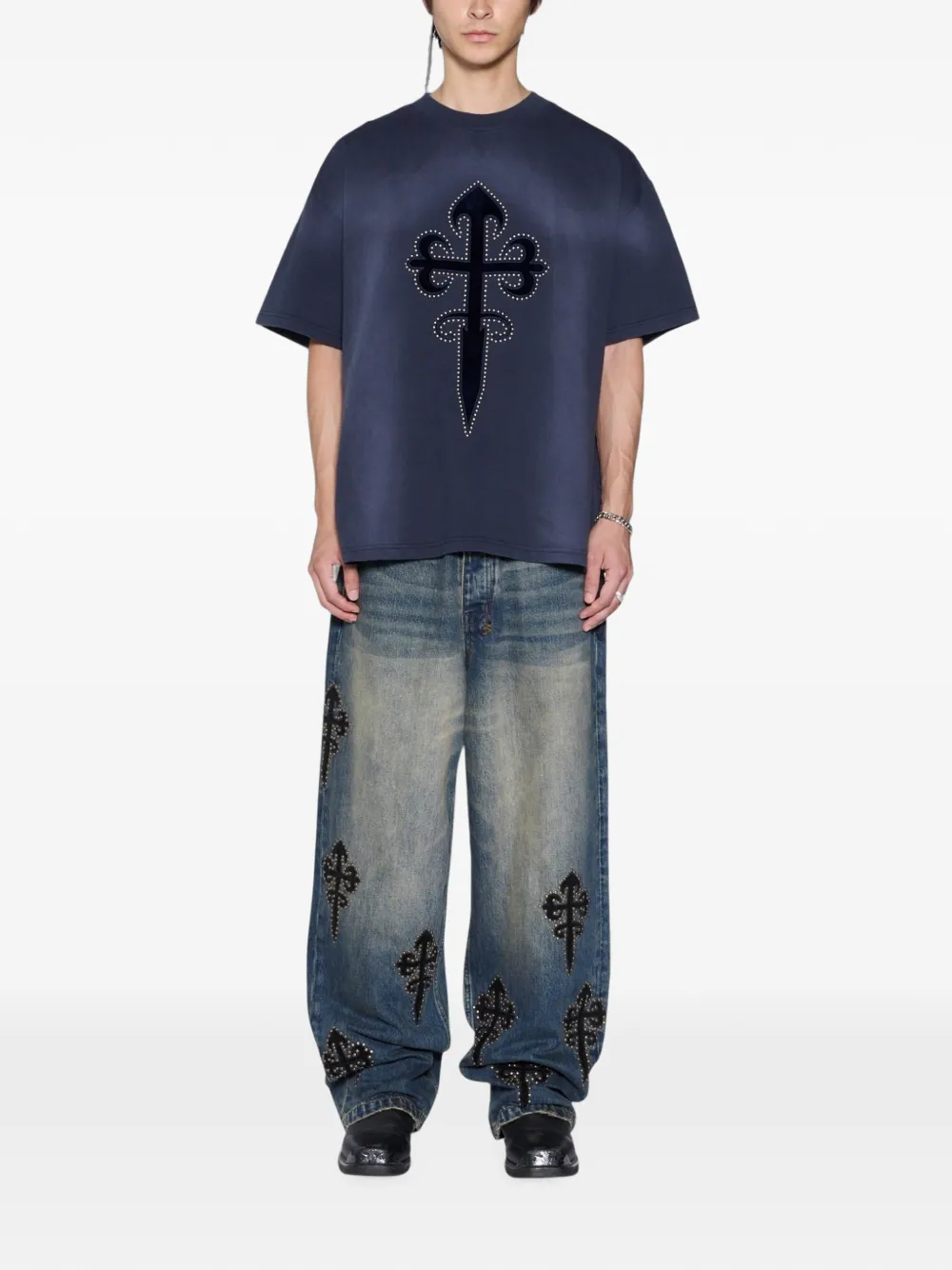 Ksubi Kaliba Ekcess T-shirt Blauw
