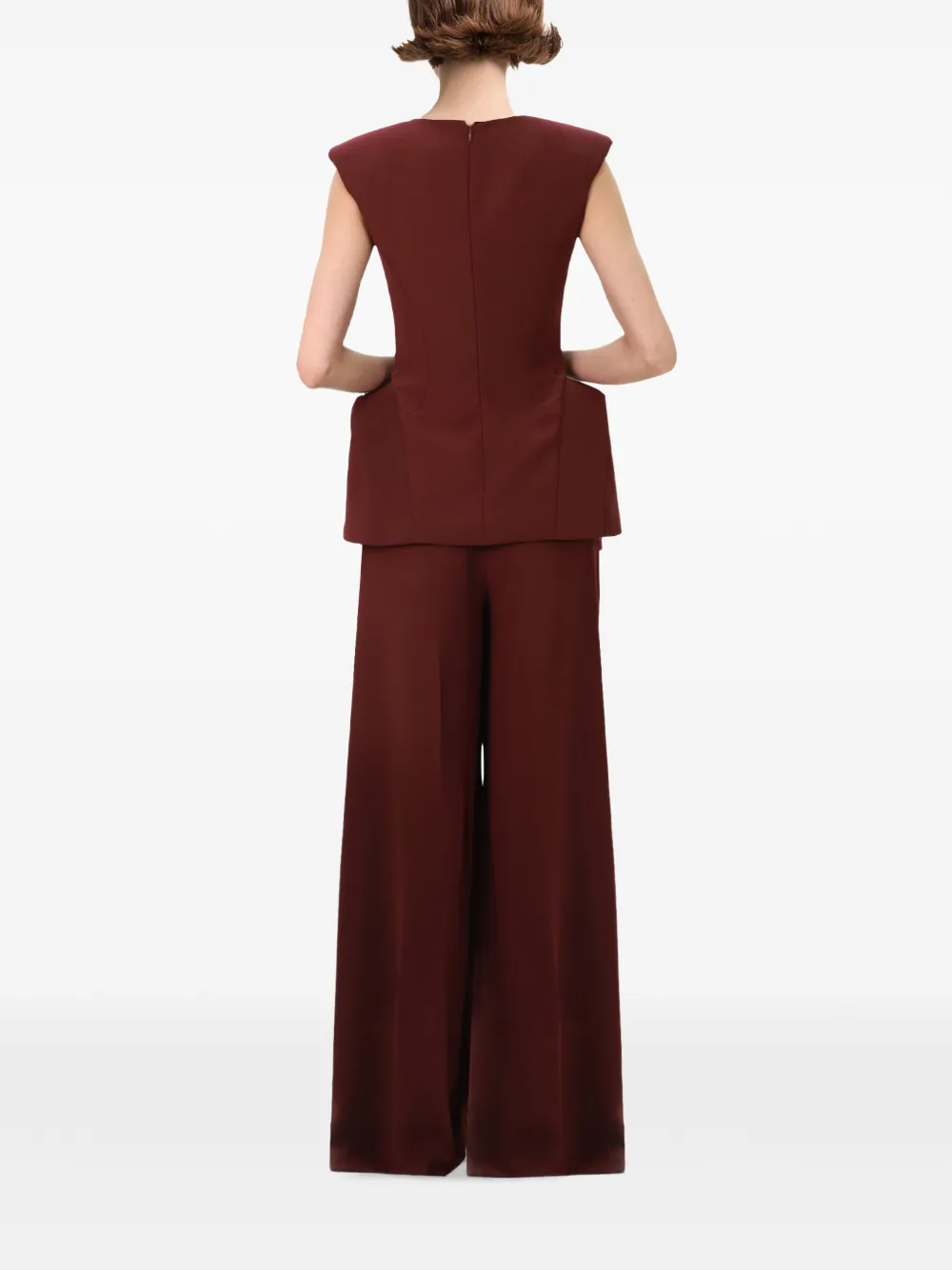 Gemy Maalouf Straight plooibroek Rood