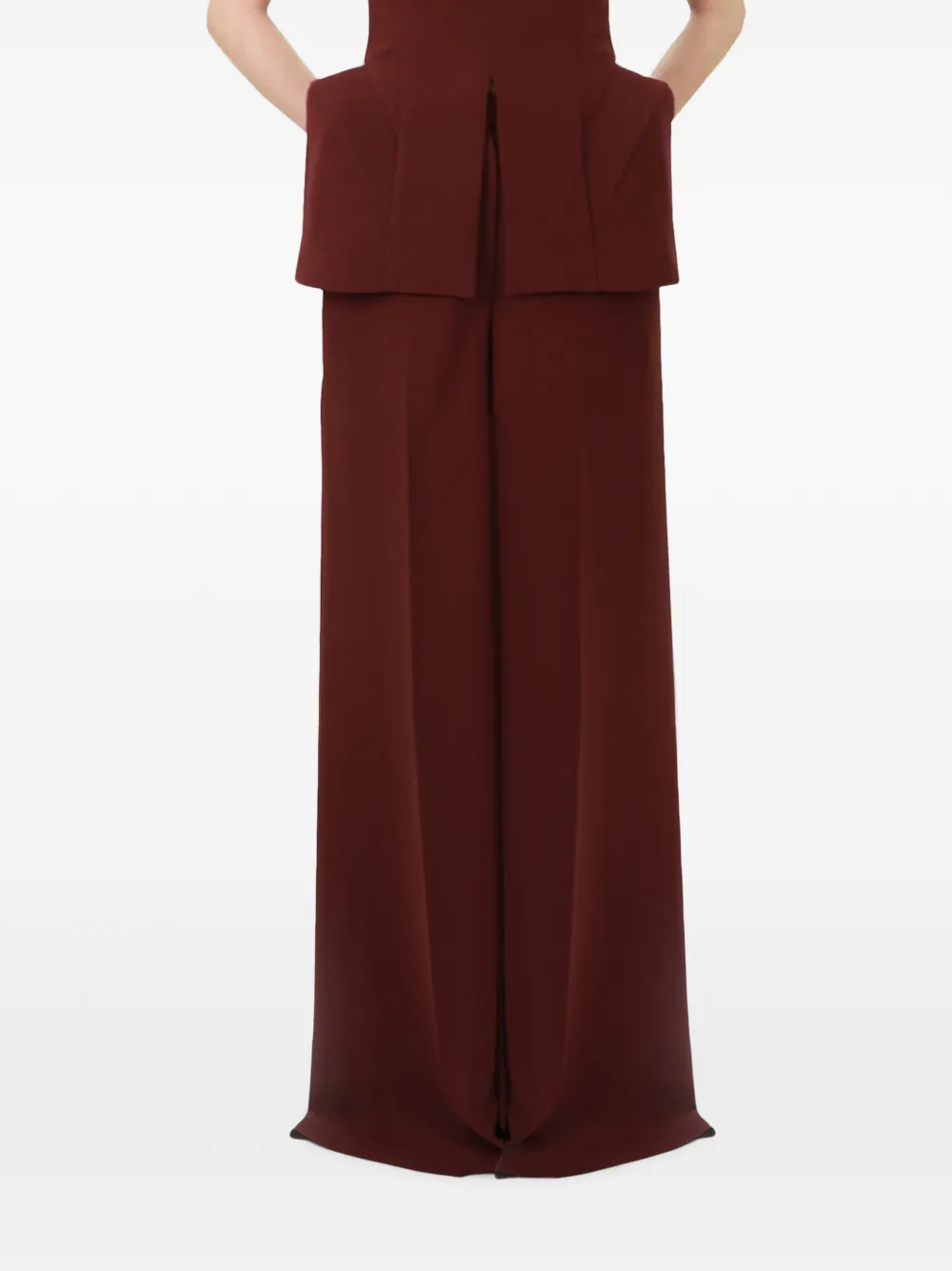 Gemy Maalouf Straight plooibroek Rood