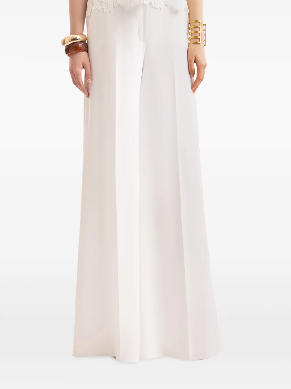 Gemy Maalouf Geplooide broek Wit