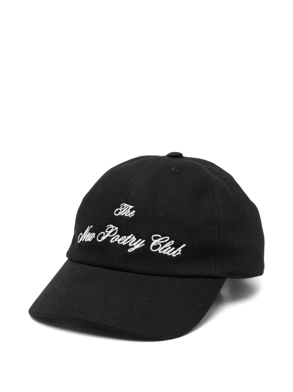 Ann Demeulemeester embroidered-logo baseball cap - Nero