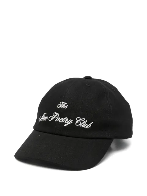 Ann Demeulemeester Baseballkappe mit Logo-Stickerei