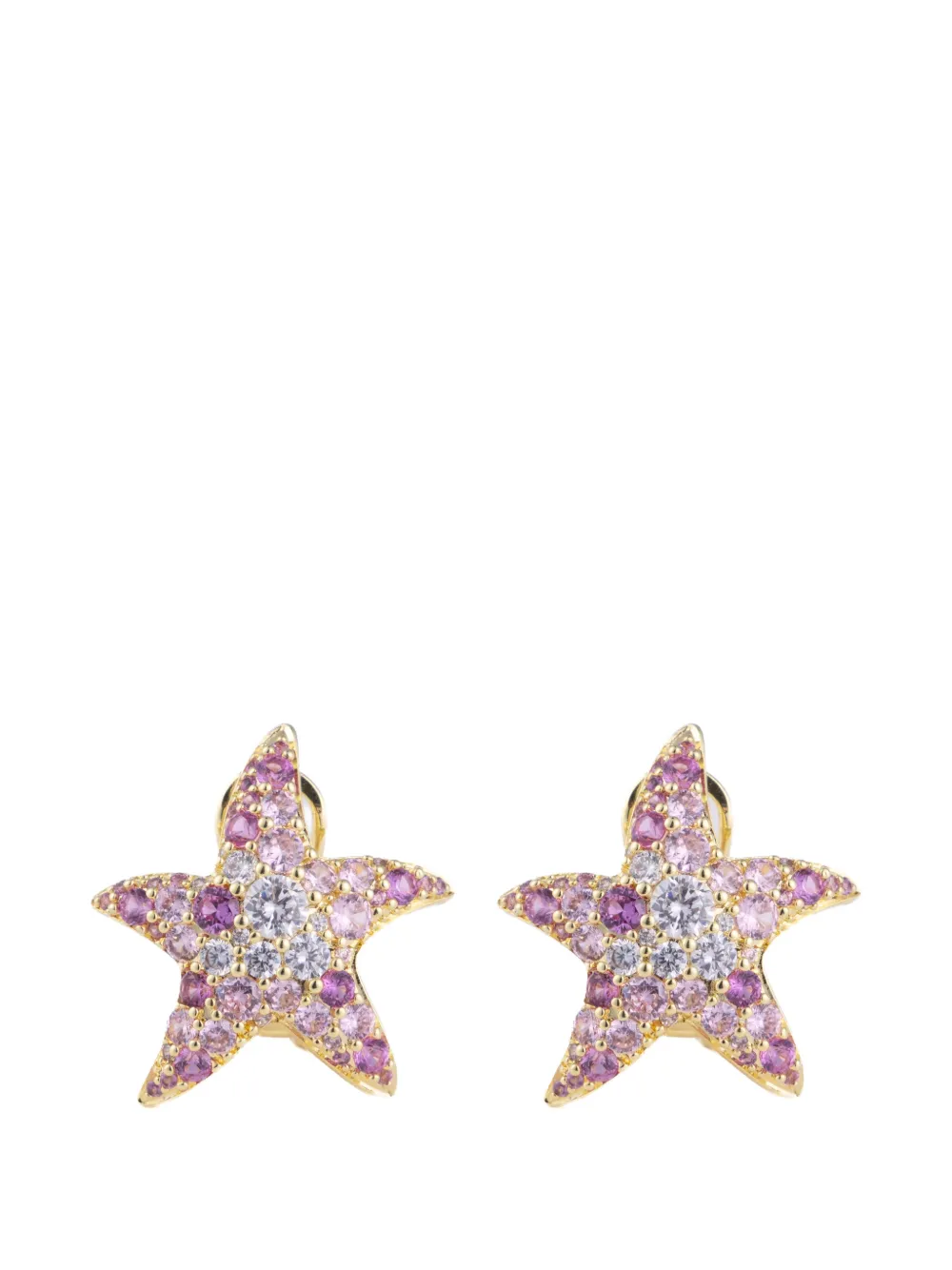 Eshvi Dawn Starfish earrings - Rosa