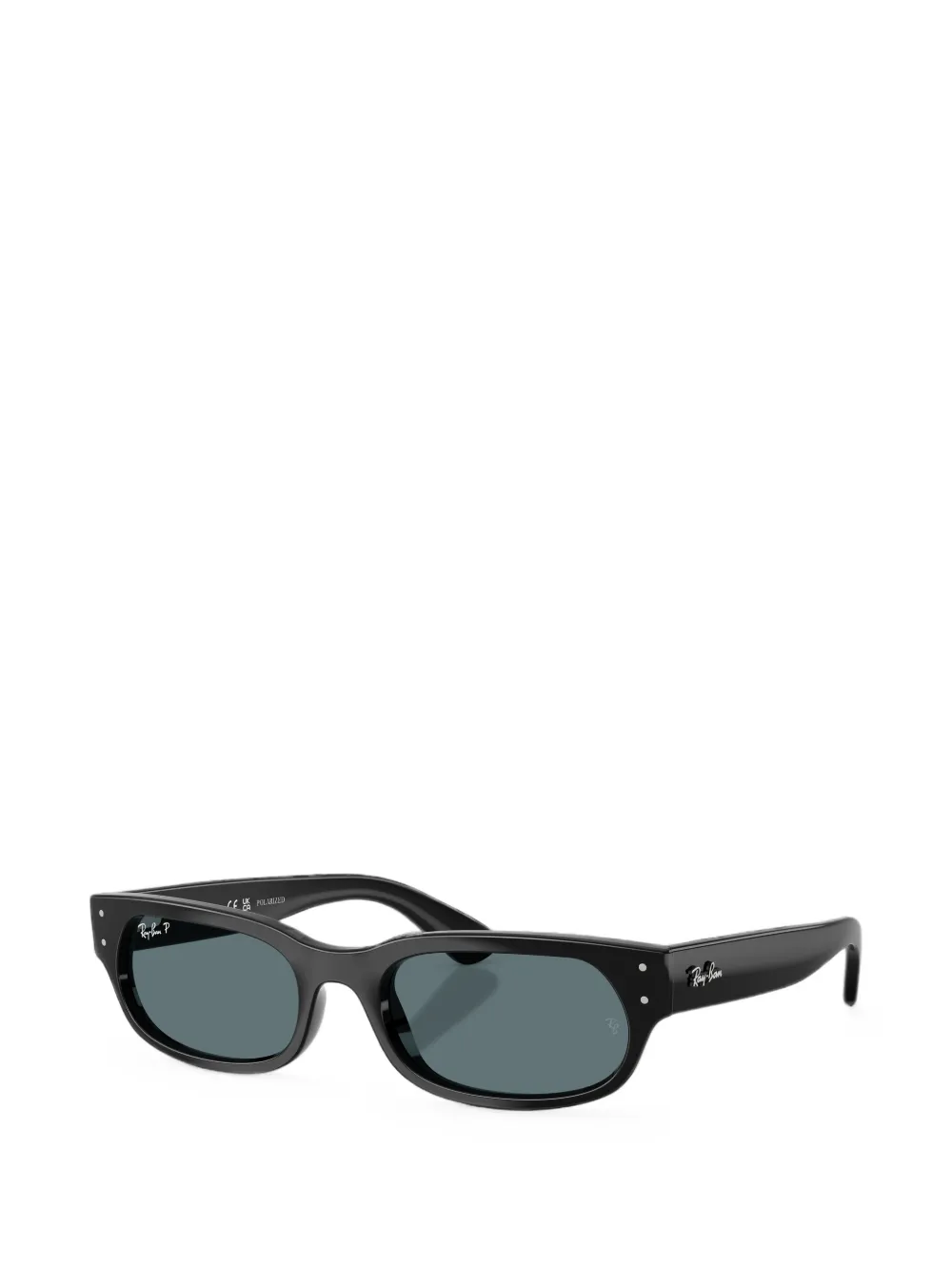 Ray-Ban Zonnebril met logoplakkaat Zwart