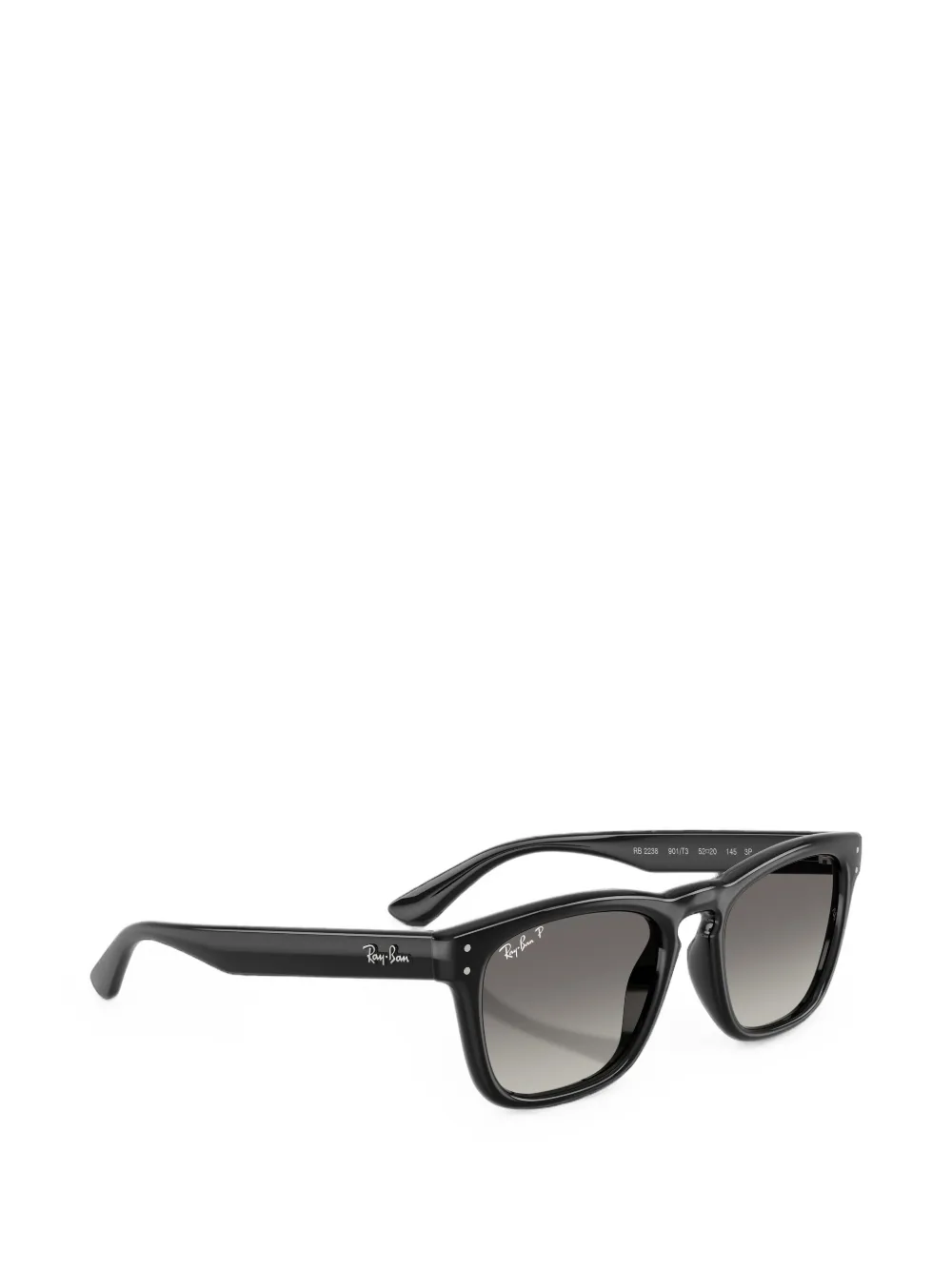 Ray-Ban Zonnebril met vierkant montuur Zwart
