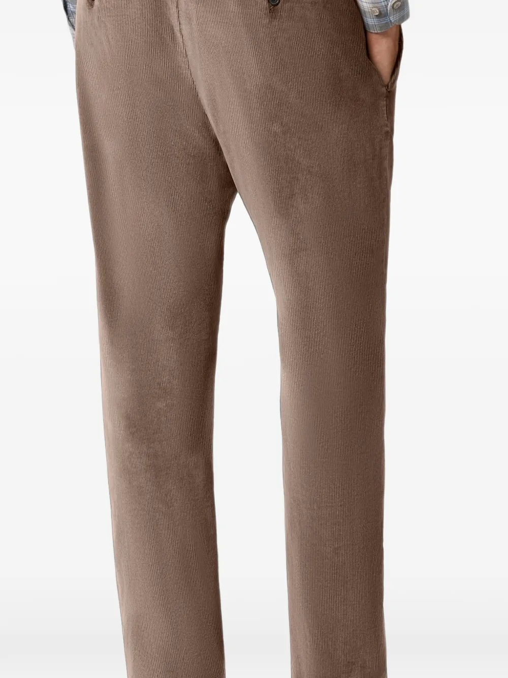 Paul & Shark Alba ribfluwelen broek Bruin