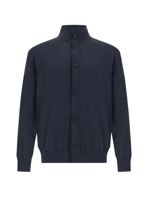 Paul & Shark button-up high-neck cardigan