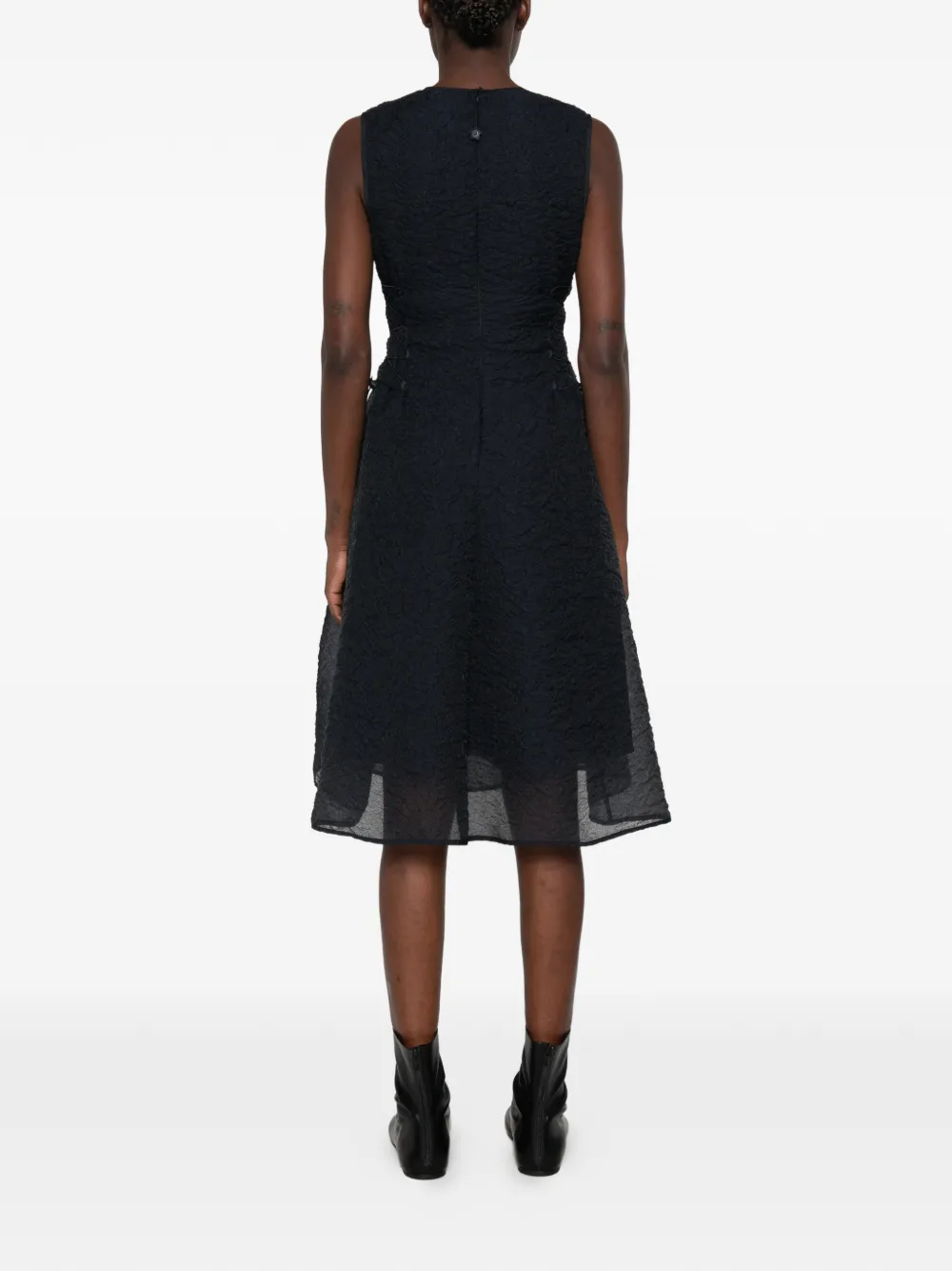 Cecilie Bahnsen CBFloria mouwloze midi-jurk Blauw