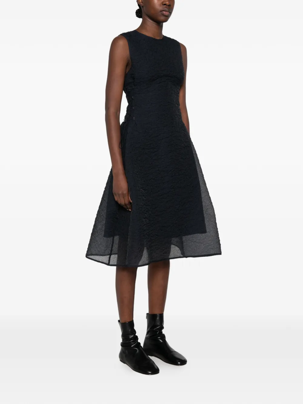 Cecilie Bahnsen CBFloria mouwloze midi-jurk Blauw
