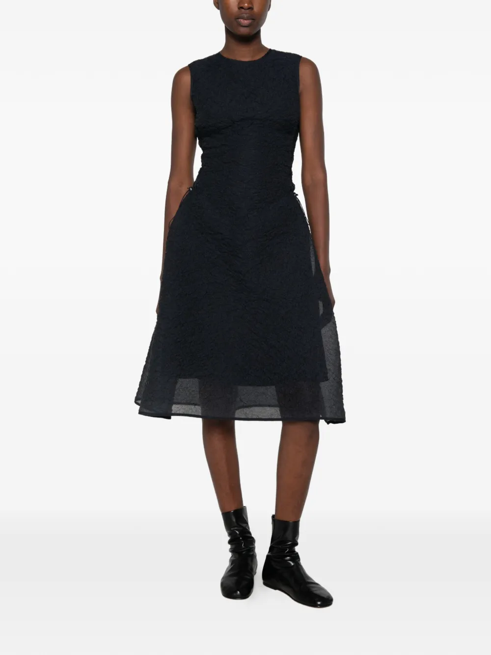 Cecilie Bahnsen CBFloria mouwloze midi-jurk Blauw