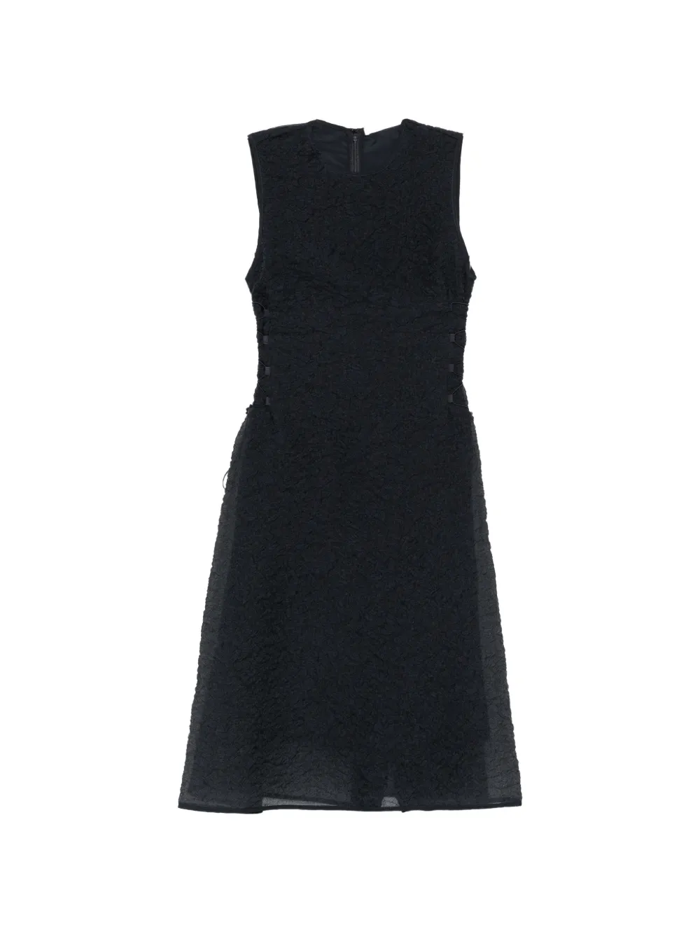 Cecilie Bahnsen robe mi-longue CBFloria sans manches - Bleu