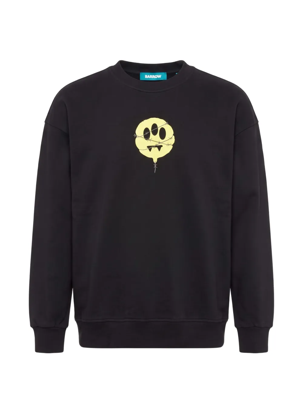 BARROW graphic-print sweater Zwart