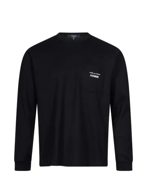 Comme des Garçons Homme logo-print pocket T-shirt