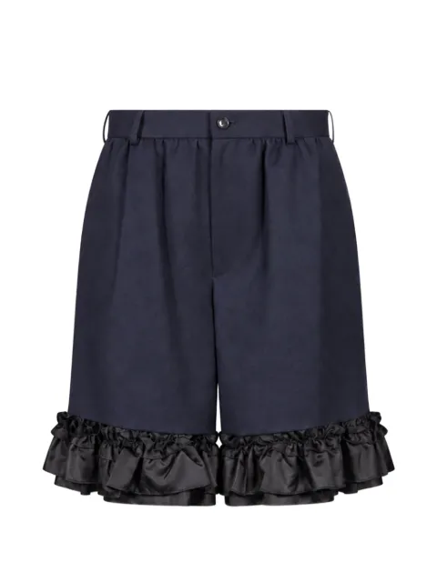 Comme Des Garçons ruffled-trim shorts