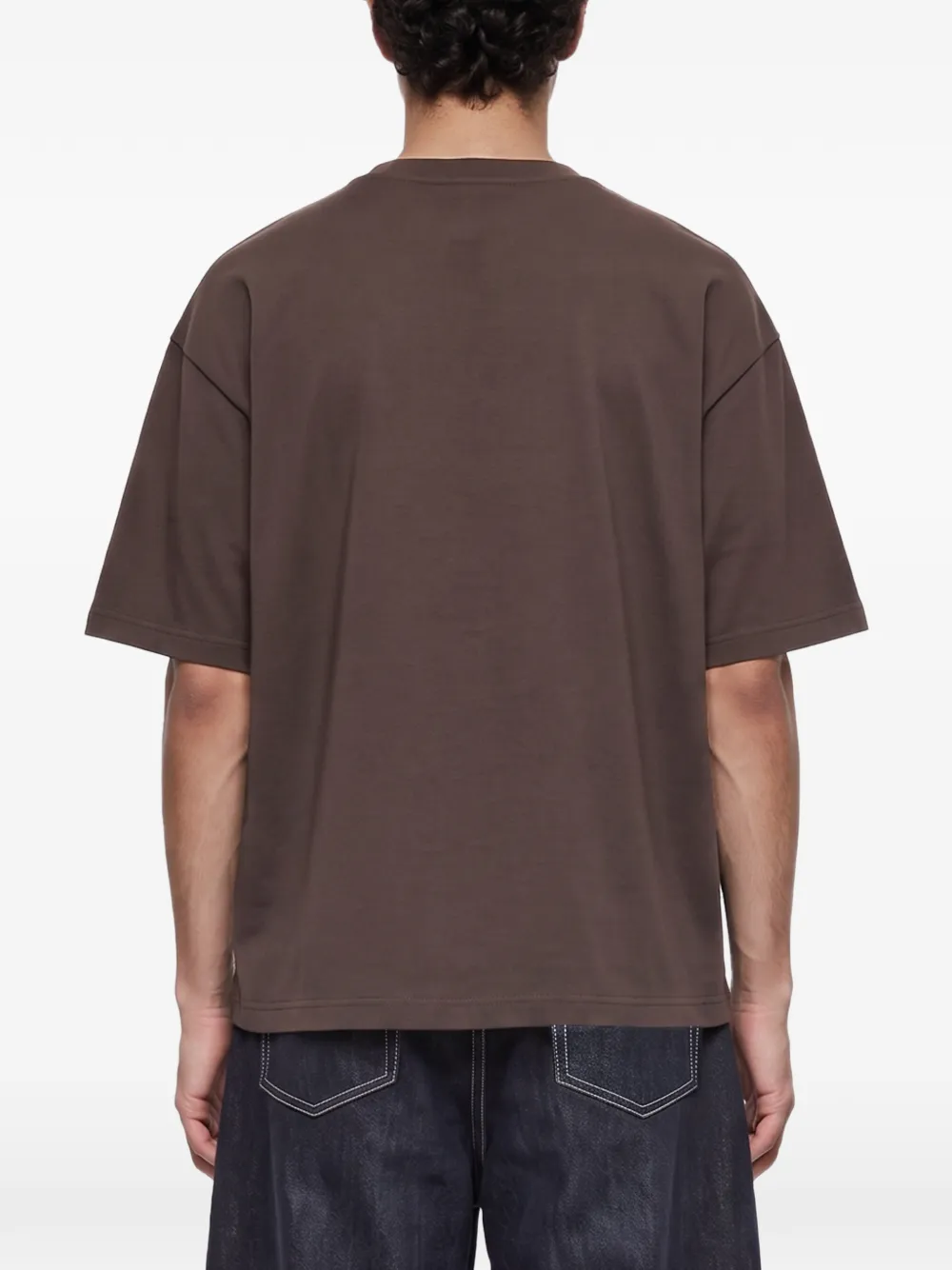 Comme des Garçons Homme T-shirt met verlaagde schouders Bruin