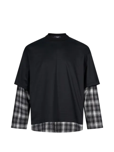 Comme des Garçons Homme playera con motivo de cuadros