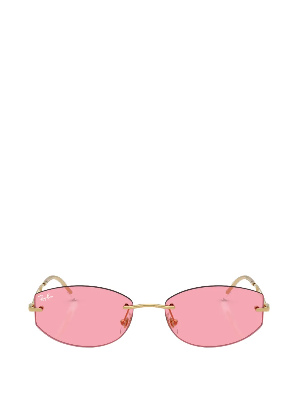 Ray-Ban rimless irregular-frame sunglasses