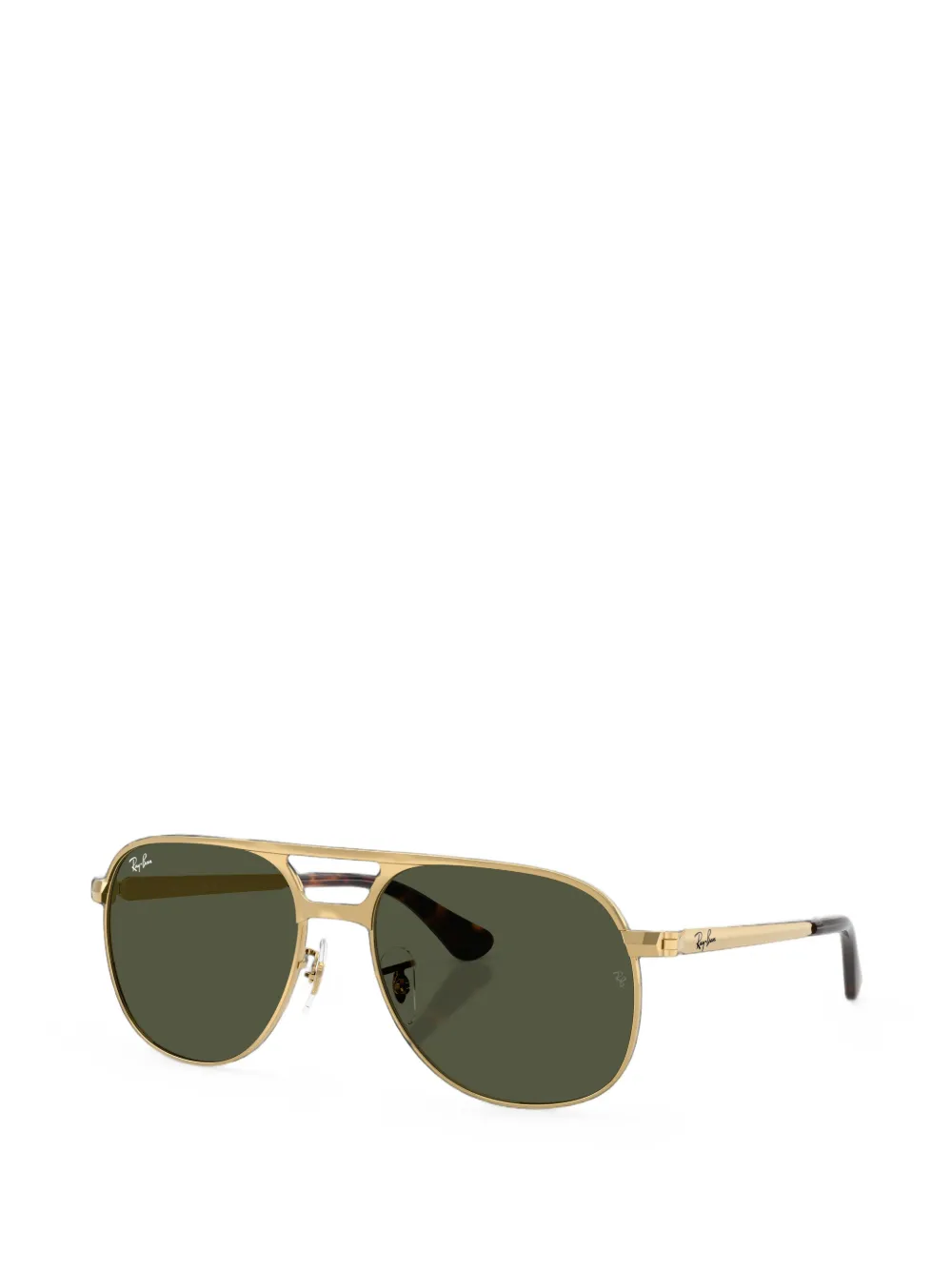 Ray-Ban Bill Max zonnebril met vierkant montuur Goud