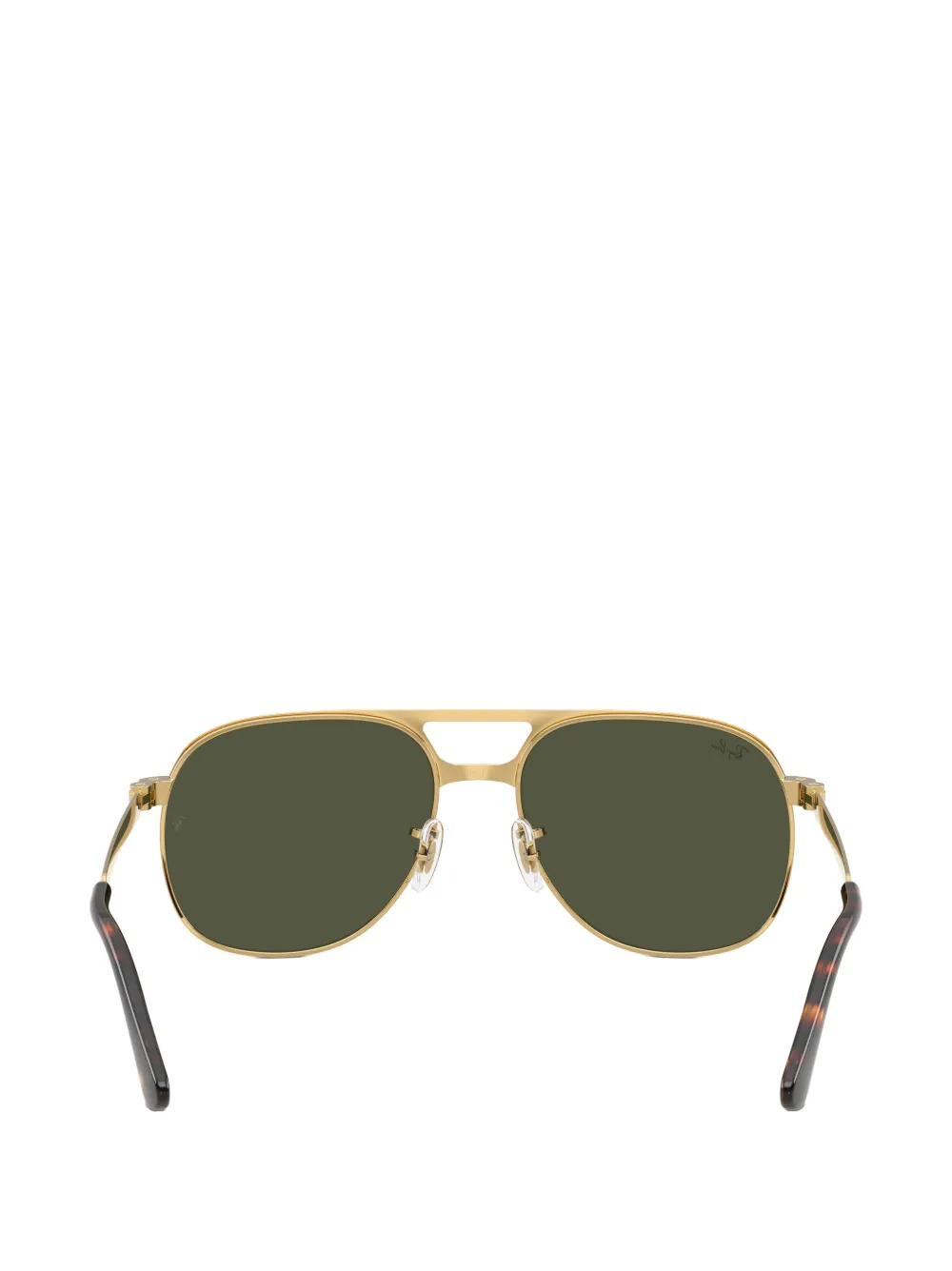 Ray-Ban Bill Max zonnebril met vierkant montuur Goud