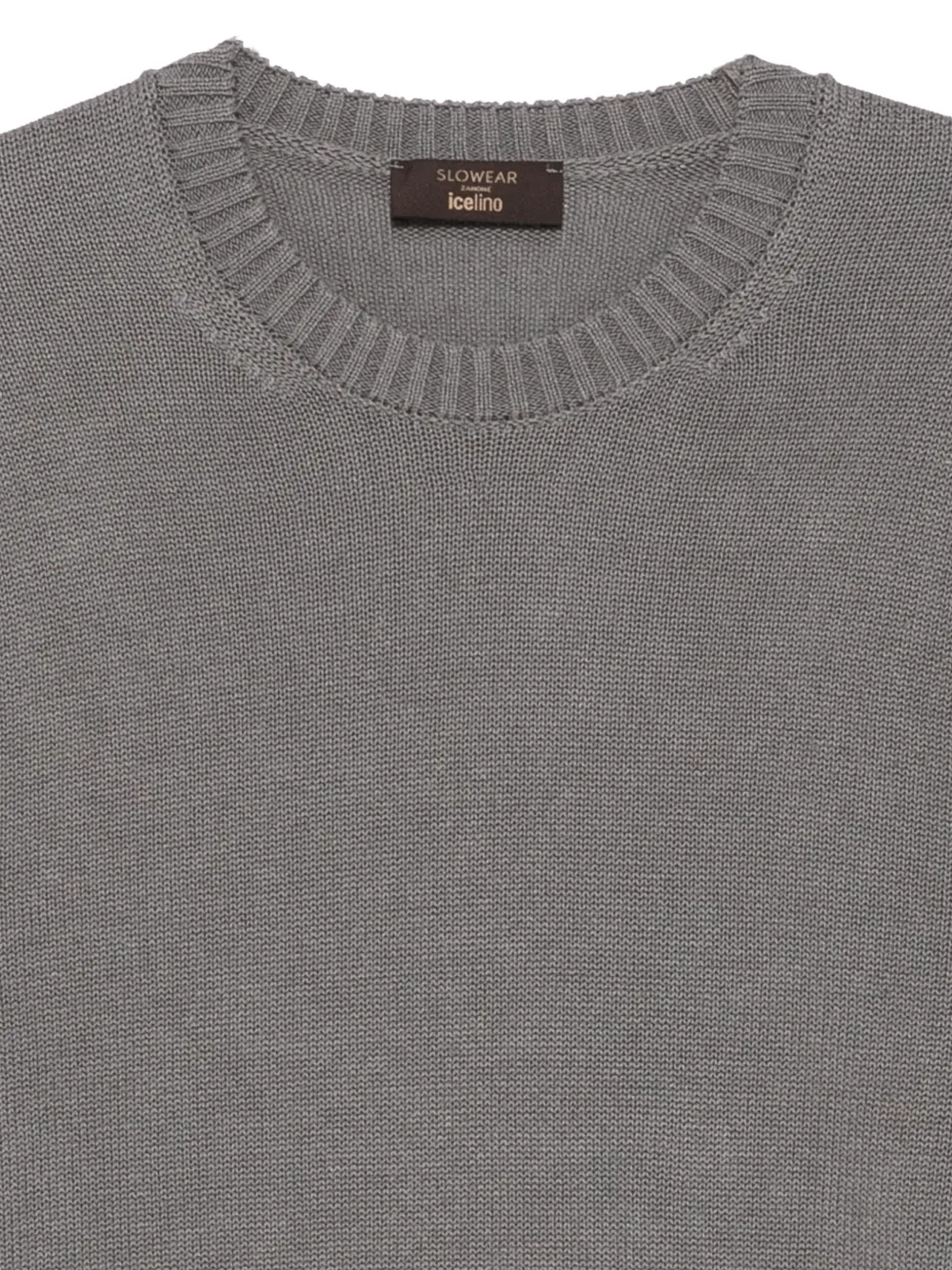 Zanone fine-knit sweater Grijs