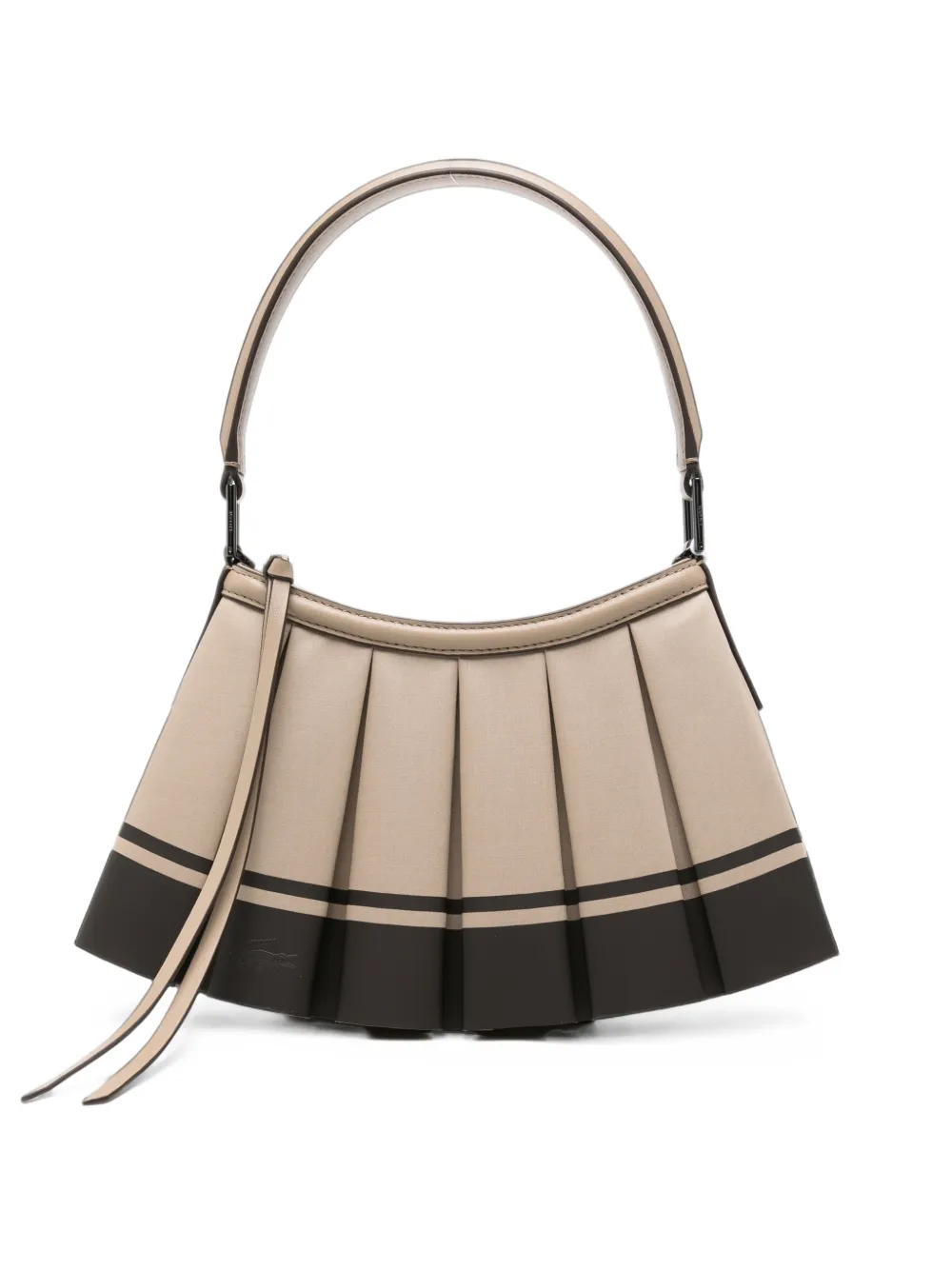 Lacoste x Mackintosh S Lenglen pleated colour-block tote bag