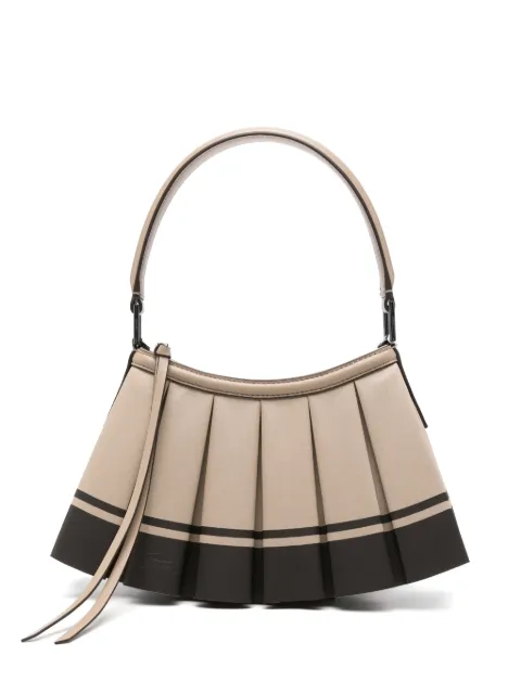 Lacoste x S Lenglen pleated colour-block tote bag