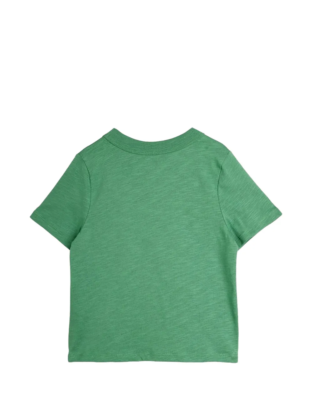 Mini Rodini T-shirt met borduurwerk en zak Groen