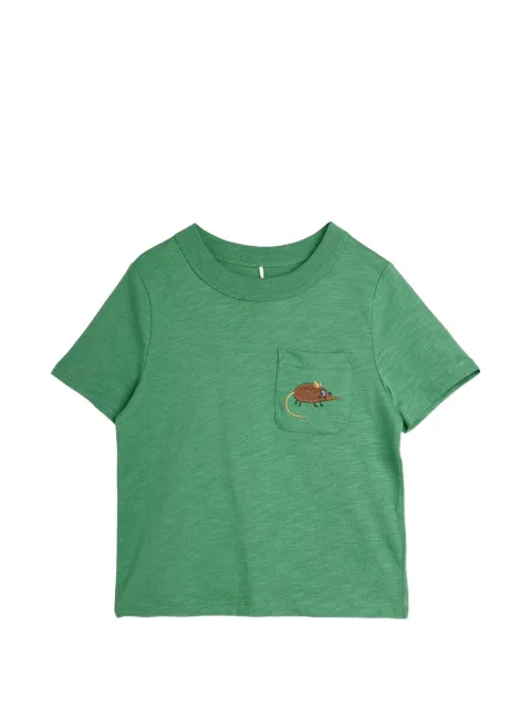 Mini Rodini embroidered pocket T-shirt