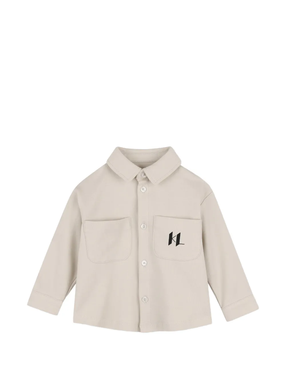 Karl Lagerfeld Kids Trainingspak met logoprint Beige