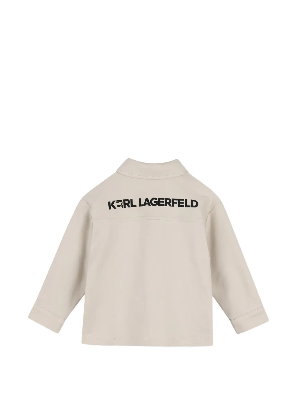 Karl Lagerfeld Kids Trainingspak met logoprint Beige