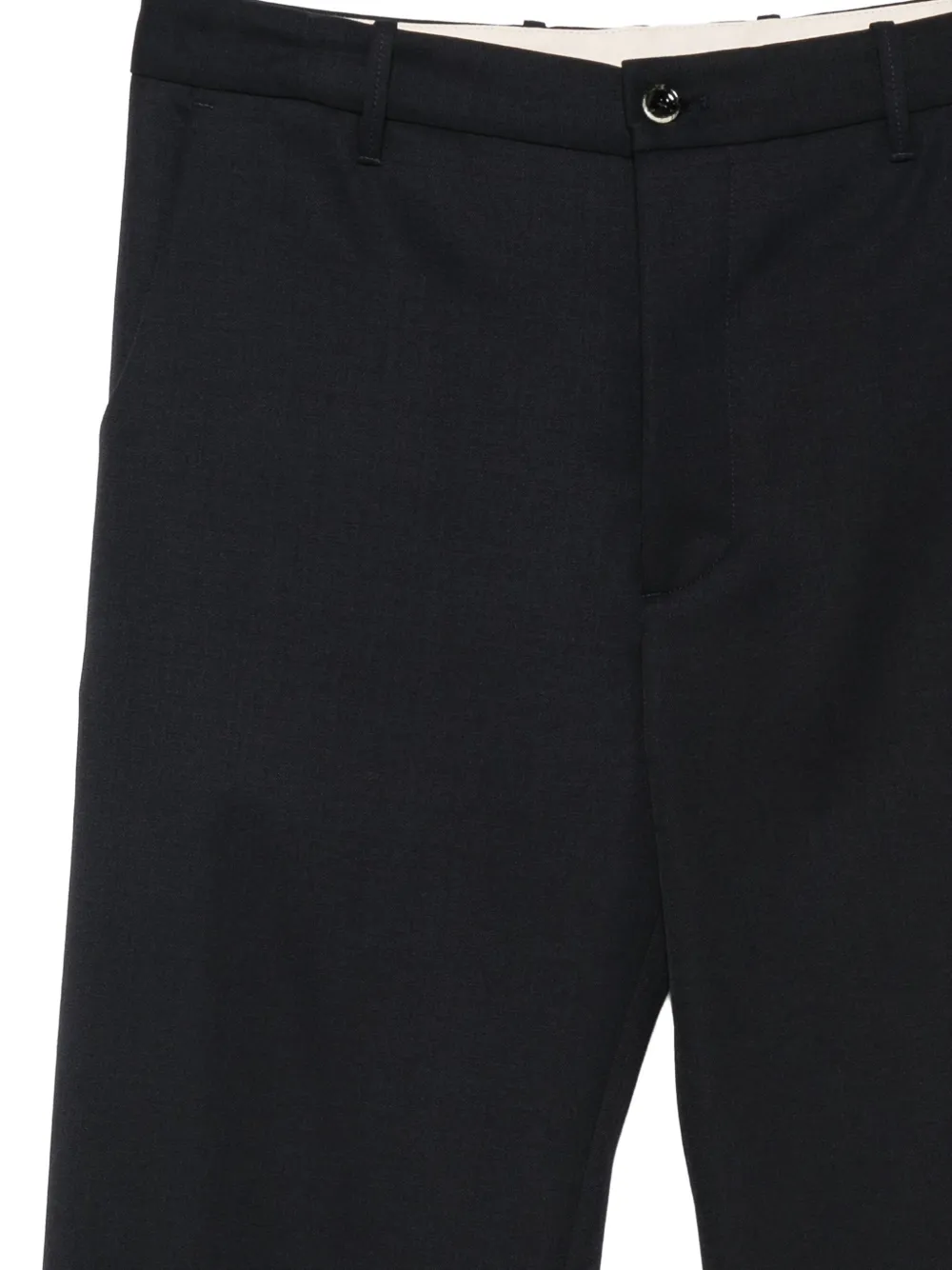 Nine In The Morning button-fastening trousers Blauw