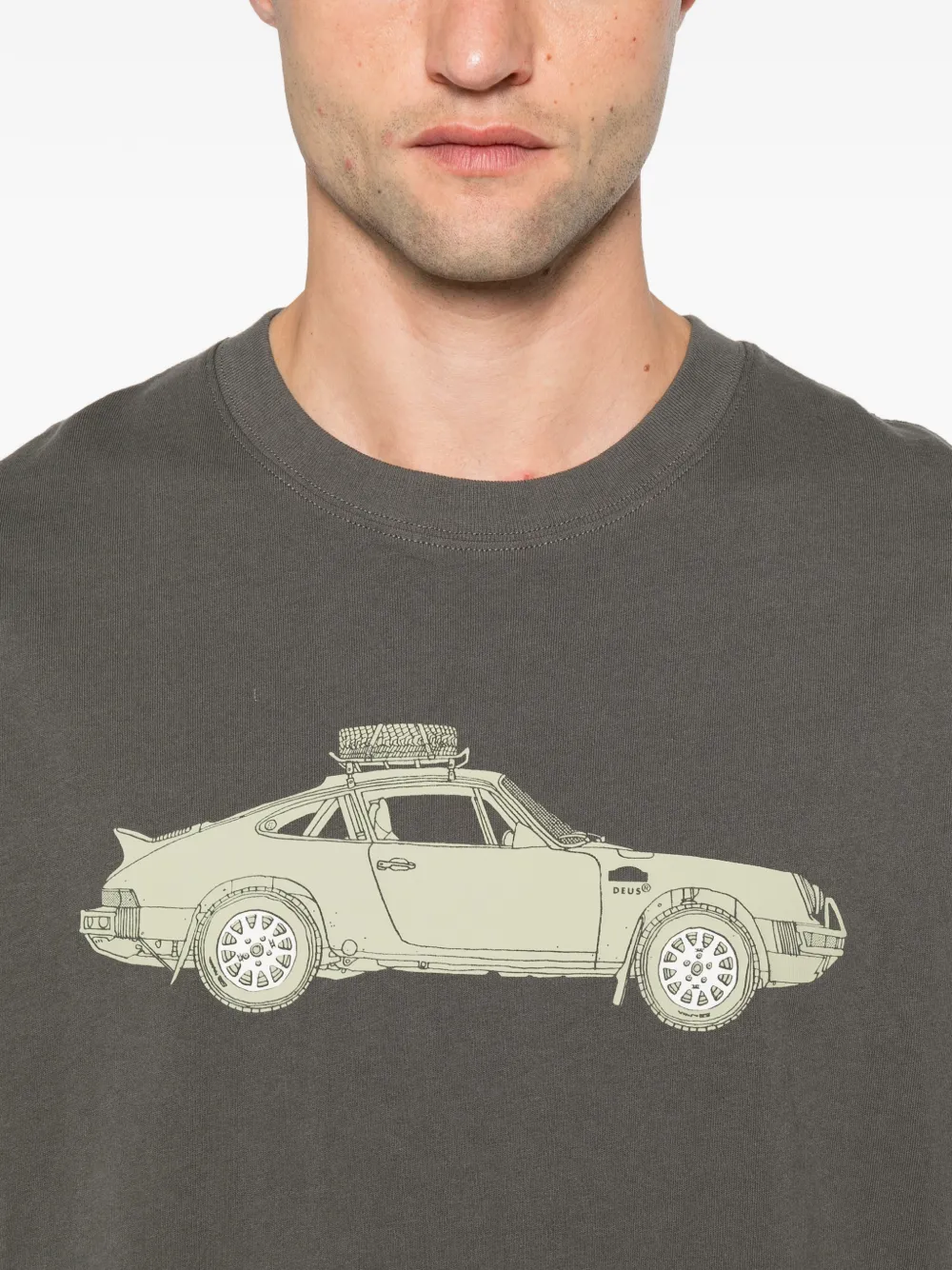 Deus Ex Machina Park T-shirt met grafische print Groen