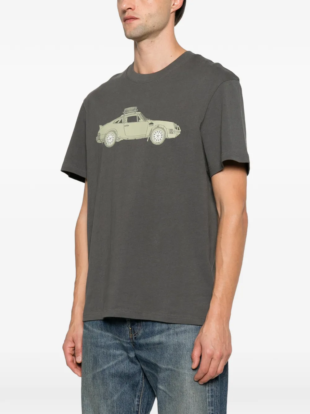 Deus Ex Machina Park T-shirt met grafische print Groen