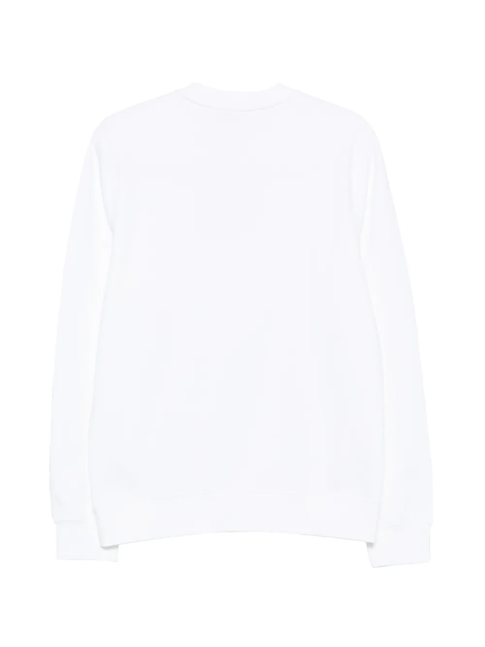 Calvin Klein logo-embossed crew-neck sweatshirt Wit