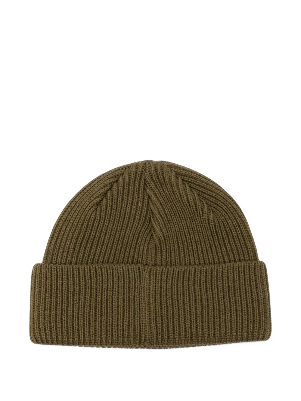 Deus Ex Machina ribbed-knit logo-patch beanie hat Groen
