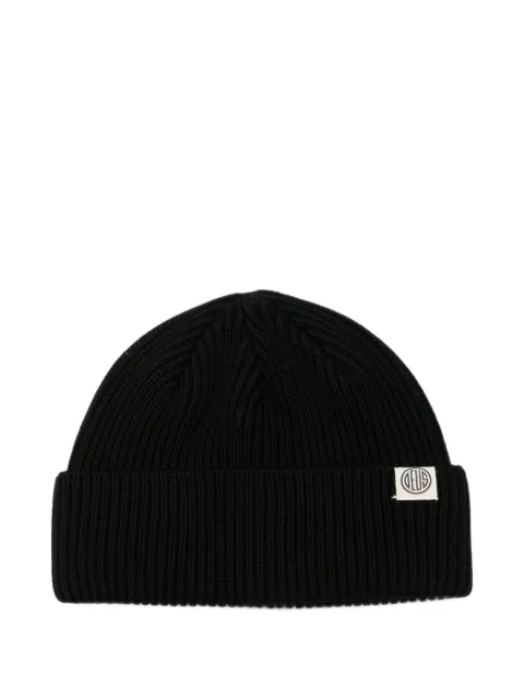 Deus Ex Machina Pill ribbed-knit logo-patch beanie hat