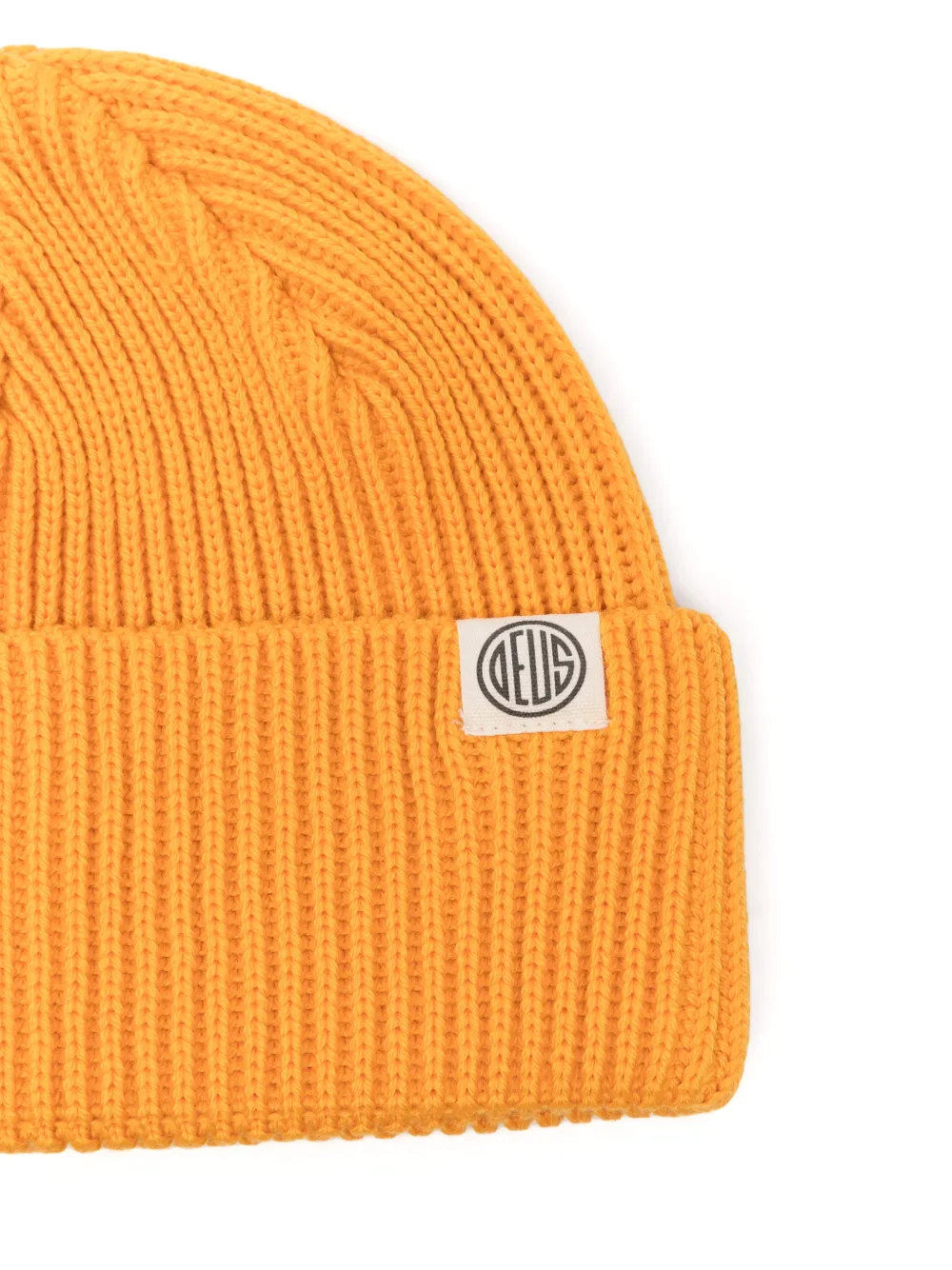Deus Ex Machina ribbed-knit beanie hat Geel