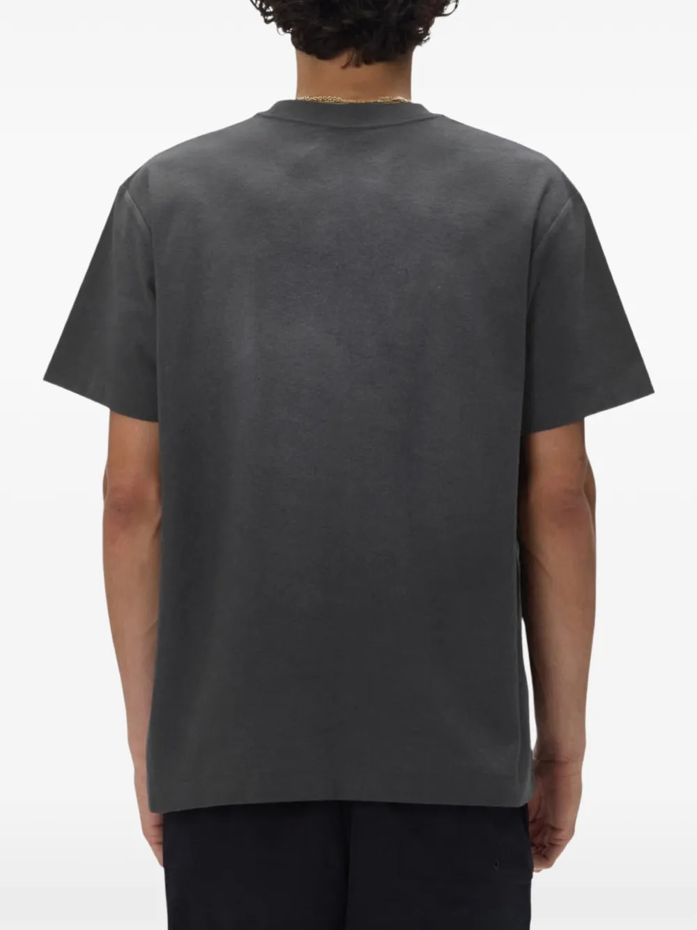 Purple Brand T-shirt met logoprint Zwart