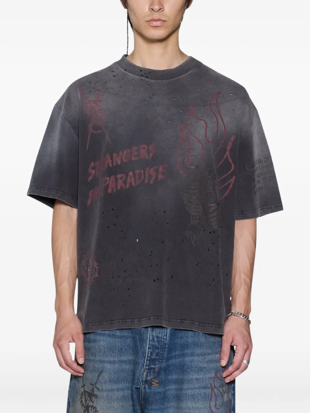 Ksubi Skool Halen T-shirt Grijs