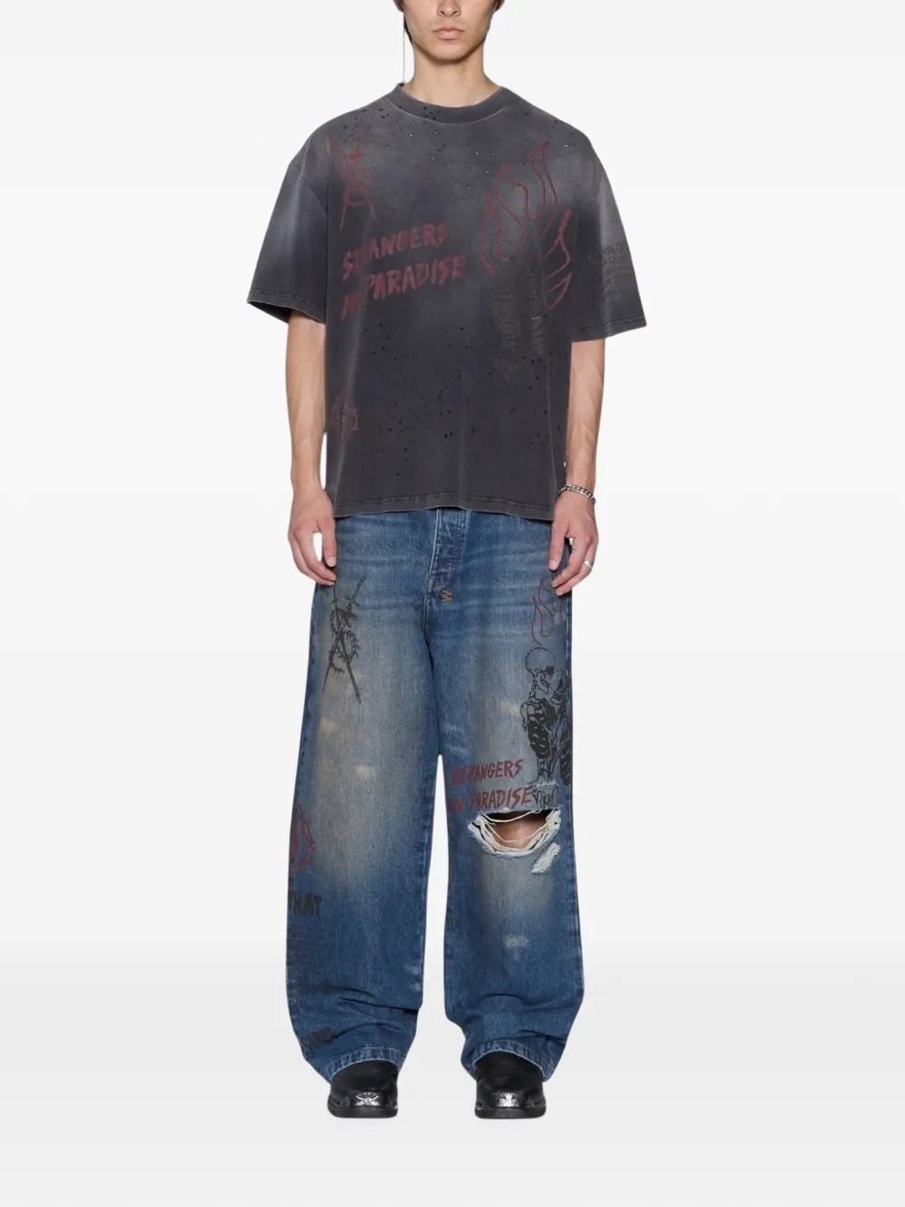Ksubi Skool Halen T-shirt Grijs