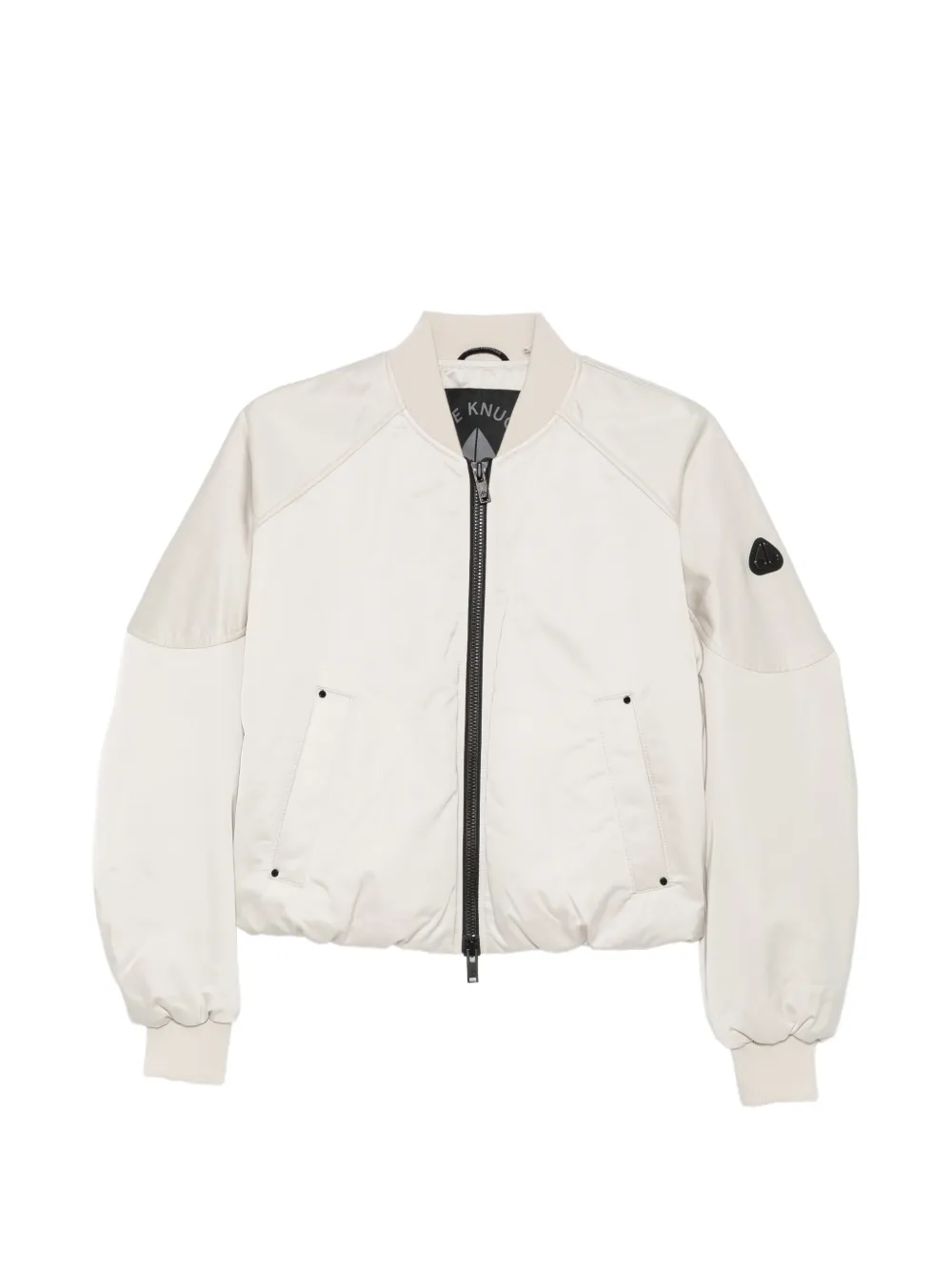 Moose Knuckles zip-fastening ruched-sleeve jacket