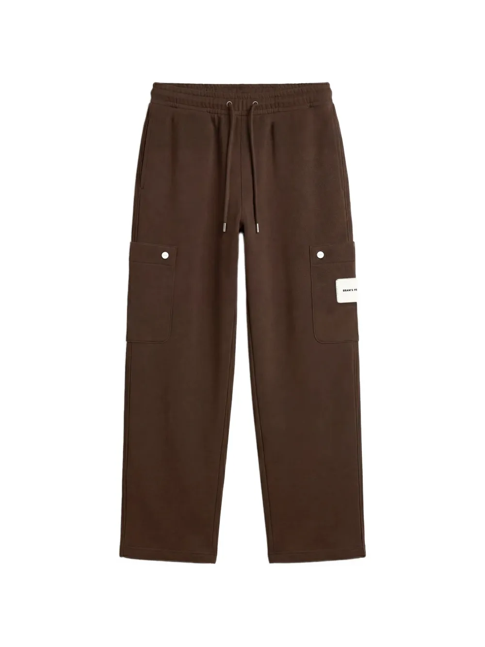 Bram’s Fruit logo-patch track pants - Braun