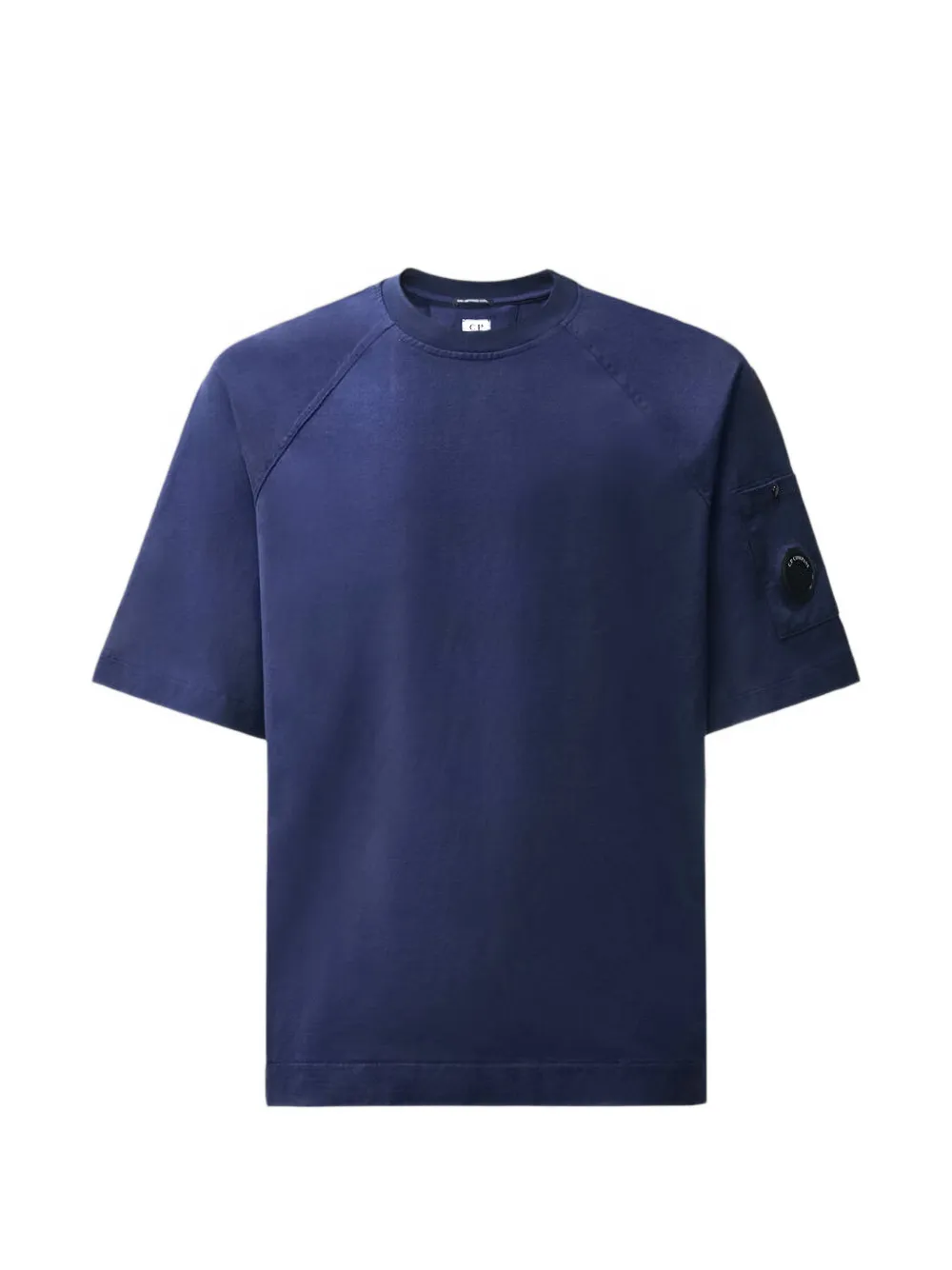 C.P. Company Lens-detail raglan-sleeve T-shirt - Blu