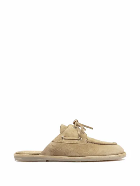Officine Creative Love 106 suede lace-up mules